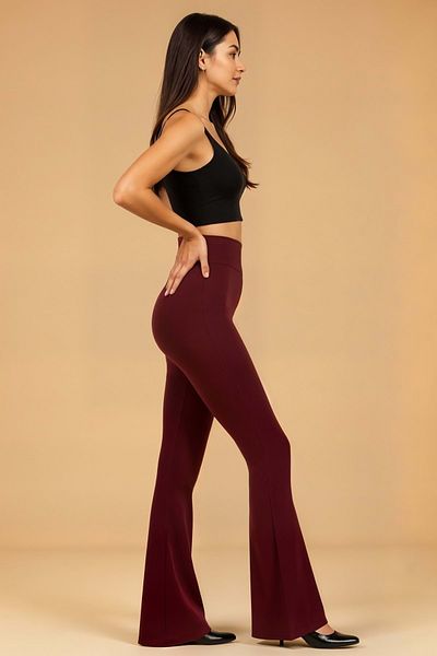 DARK SEER DS LUNA BURGUND SPANISCHE LEGGINGS mit hoher Taille, Straffung und Flexibilität
