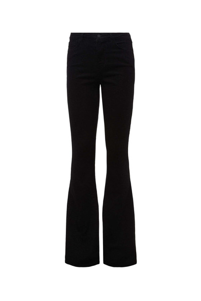 WODDİ Soft Diana Women's Black Flared Flare L Stretch Fabric Comfortable High...