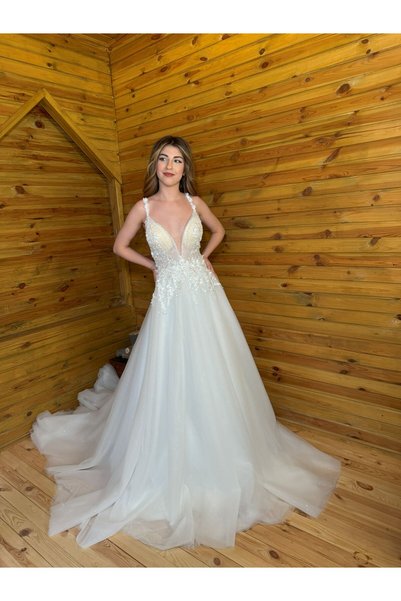 Emodaist Helen Wedding Dress V-Neck