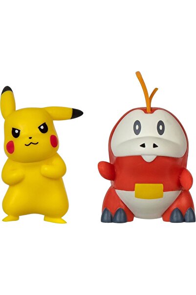Jazwares مجموعة مجسمات بوكيمون باتل الجيل التاسع - بيكاتشو وفويكوكو PKW3356/P...