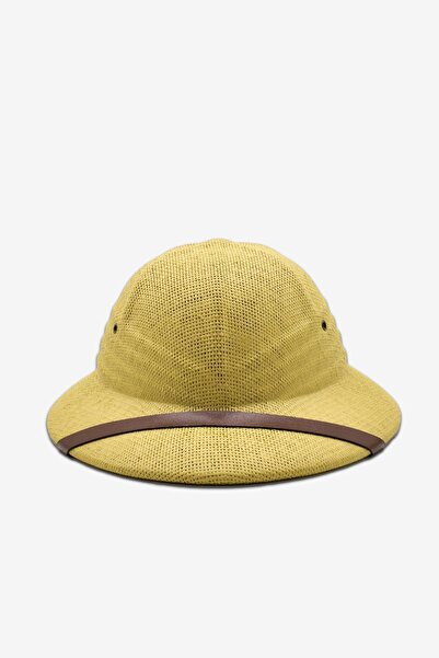 Külah Premium Safari Explorer Καπέλο Unisex Ρυθμιζόμενο Ψάθινο Κράνος