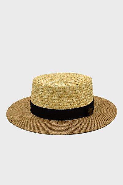 Külah Șapcă de paie multicoloră unisex Paloma Banded Gondola Boater