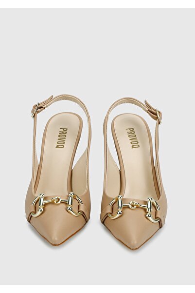 Provoq Women's Nude Stiletto Shoes