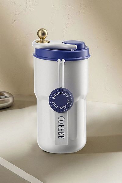 Weather Forecast 316 L Steel Blue 420 ml Coffee Hand Thermos Mug cin486mv