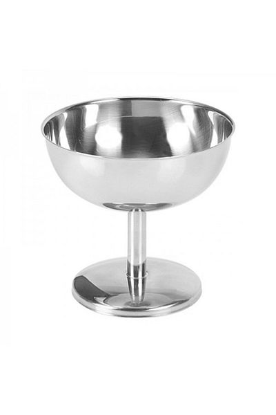 Pujadas Set 6 cesti din inox pentru inghetata si desert, 150 ml