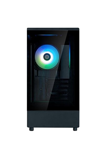 Zalman Carcasa Zalman P10 Black, Mini Tower, tempered glass (Negru)