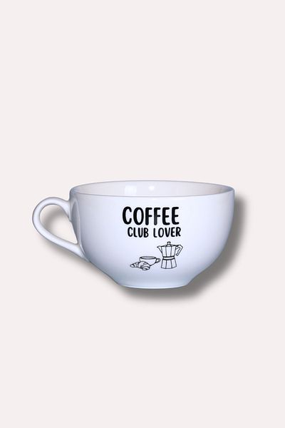 Milky Way Design Coffee Club Lover Porcelain Mug - 420 Cc
