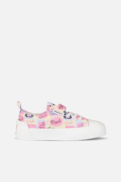 Vicco Lee Basic Girl's Yellow Sneakers
