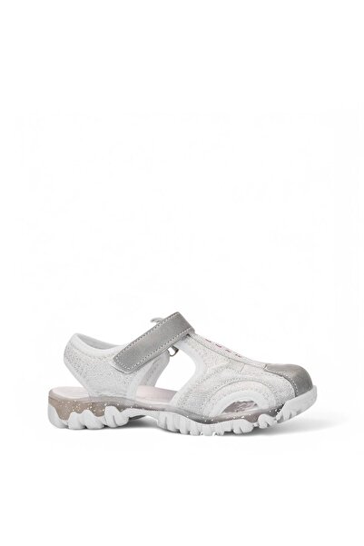 Tuğba Ortopedi 610 Ортопедичні срібні сандалі для дівчаток дошкільного віку