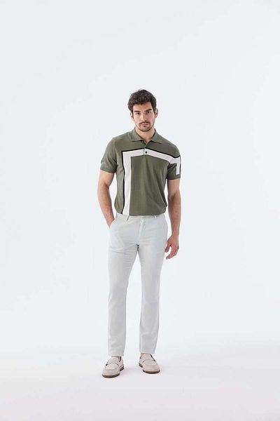 Jakamen Gray Comfort Fit Cotton Side Pocket Trousers