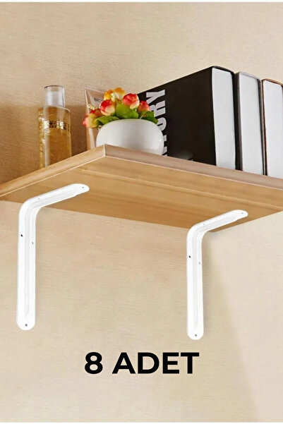 TURGUTLAR Raf Altı Ayak Çok Amaçlı Raf Tutucu L Demir 23x30 cm