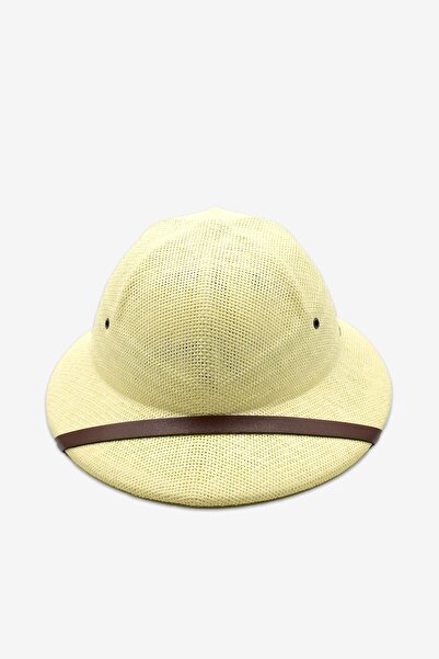 Külah Premium Safari Explorer Καπέλο Unisex Ρυθμιζόμενο Ψάθινο Κράνος