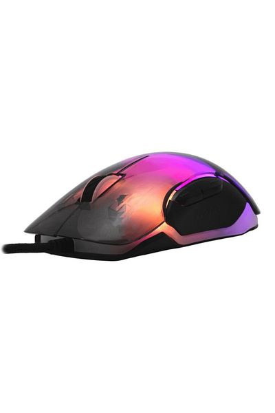 white shark Mouse Gaming White Shark GM-5017 MORDRED, Wired, USB, RGB (Negru)
