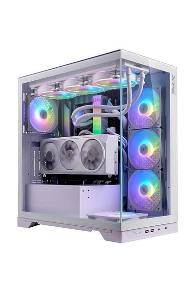XPG Carcasa XPG Invader X, Middle Tower, tempered glass (Alb)