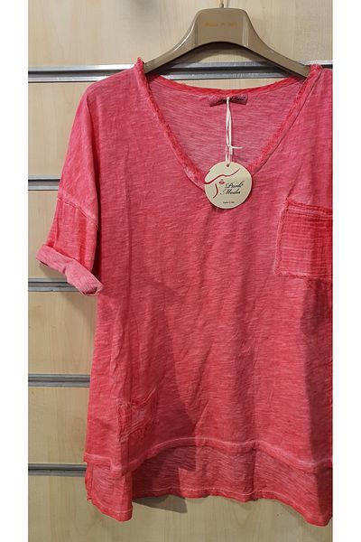 Park Moda ΜΠΛΟΥΖΑ ΒΑΜΒΑΚΙ ΜΕ ΜΟΝΗ ΤΣΕΠΗ ΜΕ ΛΕΠΤΟΜΕΡΗ ΚΡΟΣΙΑ