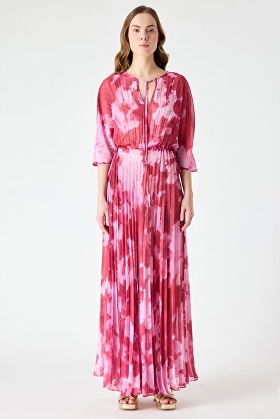 FEVER Desenli şifon elbise