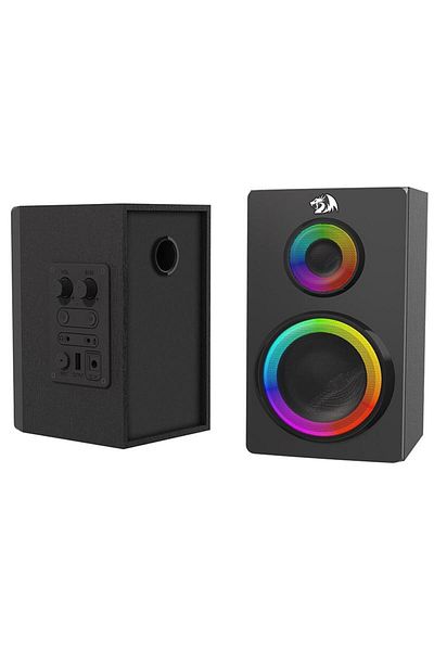 REDRAGON Boxe Bluetooth Redragon Orchestra, 14W, Sistem 2.0, iluminat RGB (Negru)