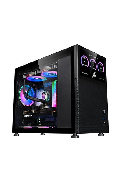 1ST PLAYER Carcasa 1STPLAYER MI6-EV, Mid Tower (Negru)