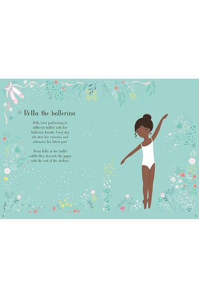 Penguin Books Little Sticker Dolly Dressing - Ballerina Model