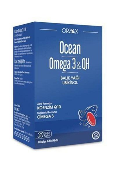 Ocean Omega 3 & Qh 30 Soft Capsules 8697595872086