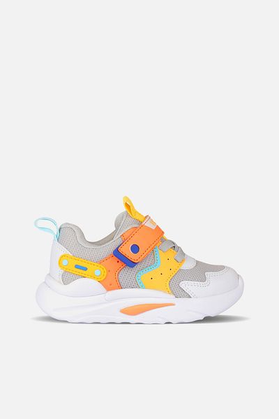 Vicco Birdy Basic Baby Boy Gray Sports Shoes