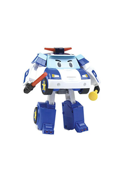 babydoor Toys Poli Sesli ve Işıklı Robocar Poli Büyük Transforming Robot Poli