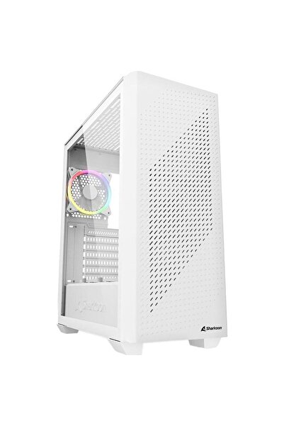SHARKOON Sharkoon VS9 RGB case, Middle Tower, without power supply, ATX (White)