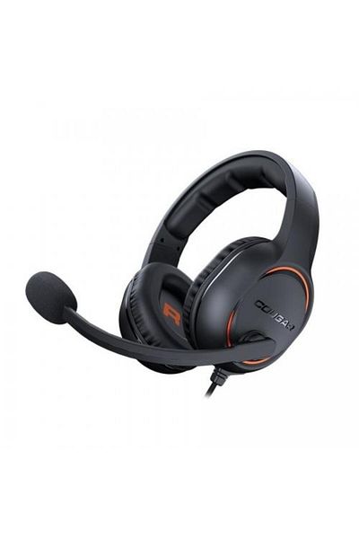 Cougar Casti Gaming Cougar HX330, Stereo, Microfon, ANC, Jack 3.5mm (Negru/Portocaliu)