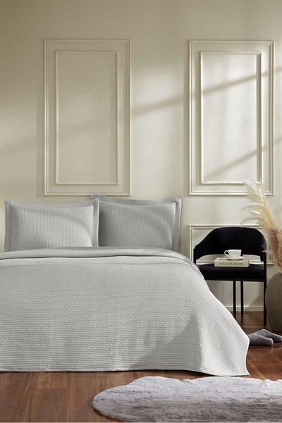 Özdilek Özdi̇lek Double Person Bed Cover Cotton 240X260 cm 2 Pillowed Battal