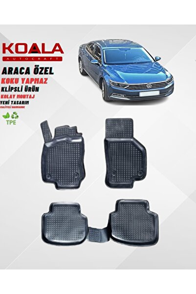 KoalaOtoTekstil Volkswagen Passat B8 (2015-2024) Araca Özel Havuzlu Paspas