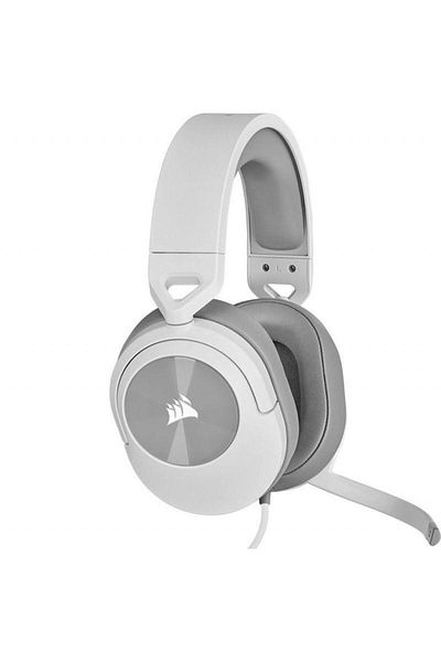 Corsair Casti Gaming Corsair HS55 Stereo, Jack 3,5 mm, Microfon (Alb)