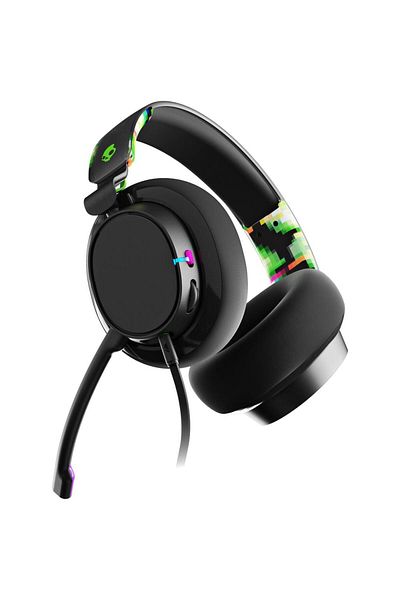 Skullcandy Casti Gaming Skullcandy Slyr Pro Xbox Wired, USB-C, Jack 3.5m, 1.8m (Negru/Verde)