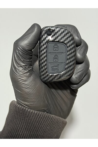 LUXE AKSESUAR Μαύρο χρώμα από ανθρακόνημα, συμβατό με αυτοκίνητα Hyundai I20-...