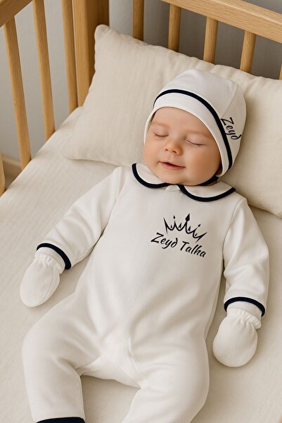 Minytrendy Yenidoğan Erkek Bebek Isimli Bebek Tulum Hastane Çıkışı Bebek Anı ...