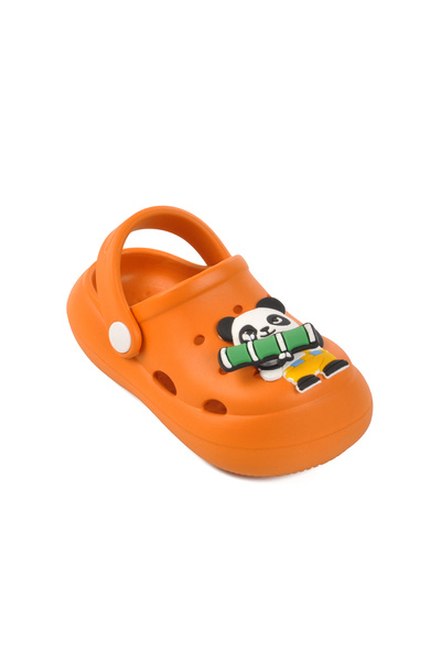 AYAKMOD Orange Sabo Slippers - Baby Sandals Yumurcak B