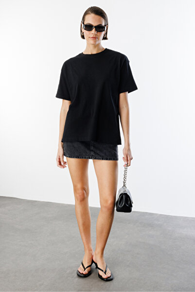 GENIUS STORE Γυναικείο μπλουζάκι με στρογγυλή λαιμόκοψη από 100% οργανικό βαμβάκι