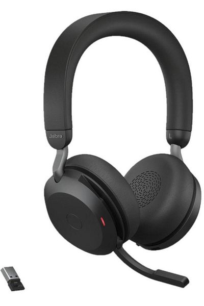 Jabra Jabra Evolve2 75 UC Stereo Headset with Microphone, USB, Bluetooth (Black)