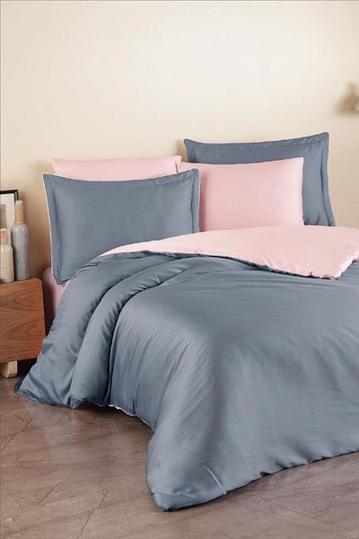 VAROL Laura Home - Cotton Satin Single Duvet Cover Set