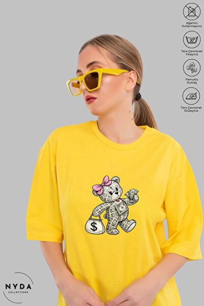 Nyda Collections Ženska pamučna majica kratkih rukava sa okruglim izrezom i p...