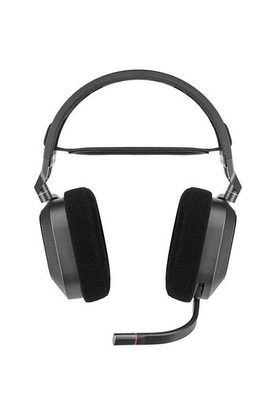 Corsair Casti Gaming Wireless Corsair HS80 RGB Carbon, iluminat RGB, USB, Dolby Atmos (Negru)