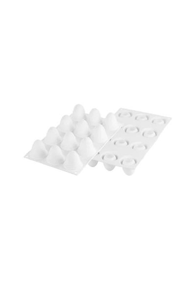 silikomart Silicone Egg Mold, Egg 30, 12 Cavities, Ø34x47h Mm