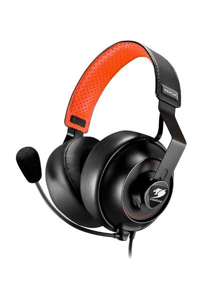 Cougar Casti Gaming Cougar Phontum S, Microfon, ANC (Negru/Portocaliu)