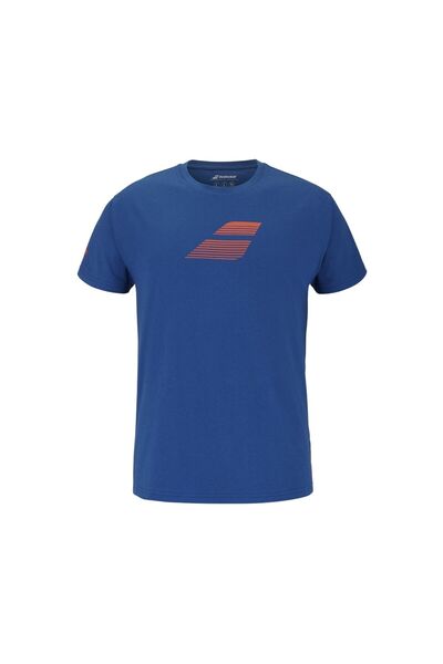 BABOLAT Tricou albastru pentru bărbați Exercise Big Flag