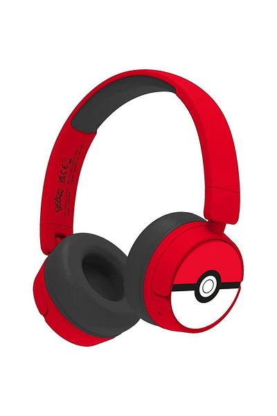 OTL OTL Pokemon Pokeball Gaming Headset, For Kids, Microphone, Wired and Bluetooth (Red)