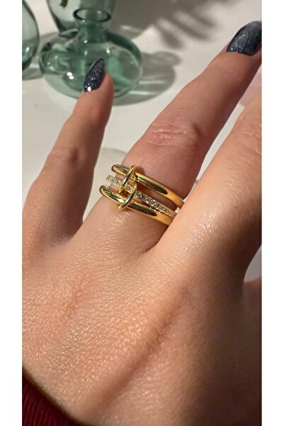 Luna Argento 3 LÜ ÇOKLU VEYA ÇOKTAN GEÇMELİ HALKA YÜZÜK 925 AYAR GÜMÜŞ