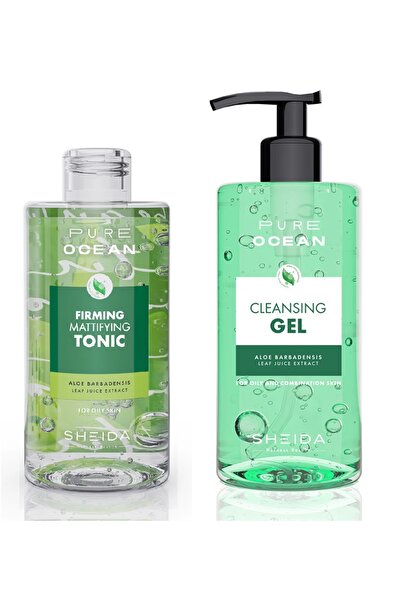 Sheida Pure Ocean Yüz Temizleme Seti - Yağlı ve Karma Ciltler İçin