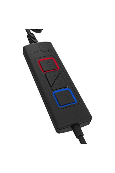TELLUR Casti Tellur Voice 320, Αμφιωτικός, USB, Προσαρμογέας Type-C (Μαύρος)