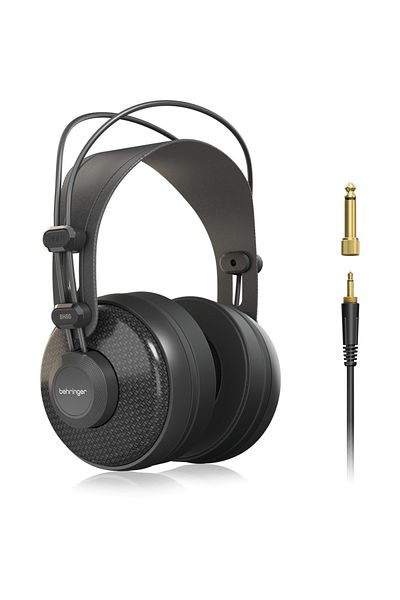 Behringer Casti Studio Hi-Fi Behringer BH60, Jack 3.5mm/6.3mm, Cablu 2.5m, Difuzor 51mm (Negru)