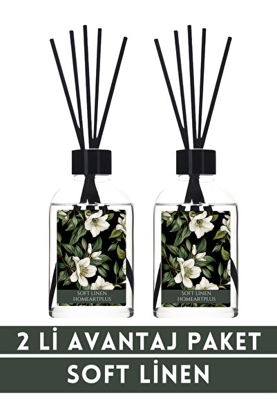 homeartplus 2li avantaj paket soft linen oda kokusu bambu esansiyel uçucu yağ...
