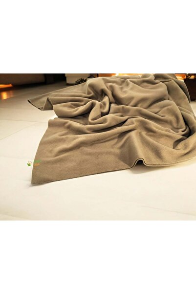 ecottonworks Sütlü Kahve Polar Tekli Koltuk İçin Koltuk Örtüsü 110 cm x 180 cm
